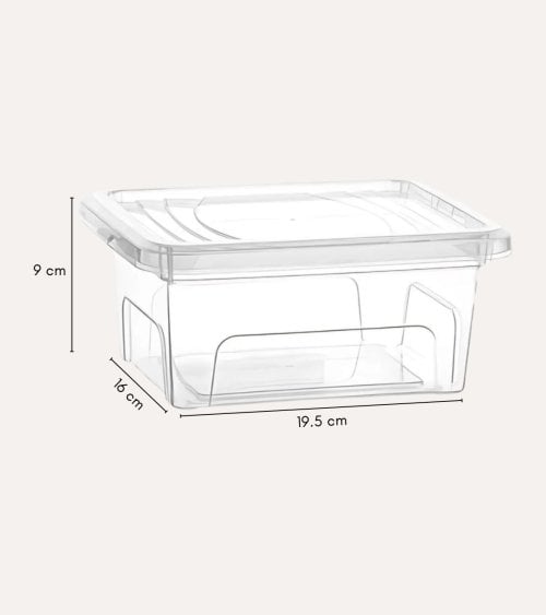 Caja Transparente para Almacenamiento Box Easy