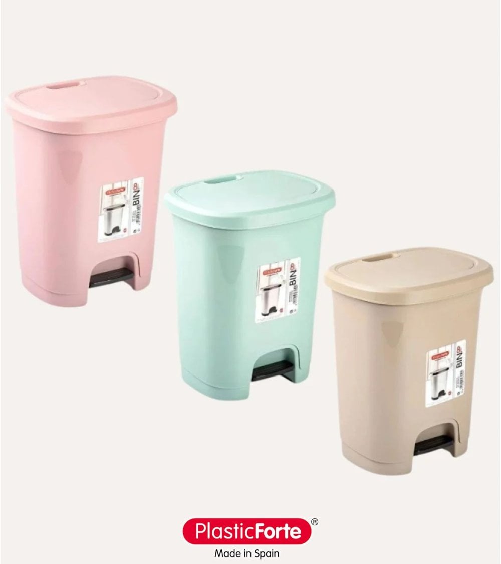 Cubo de Pedal Pastel de Plástico