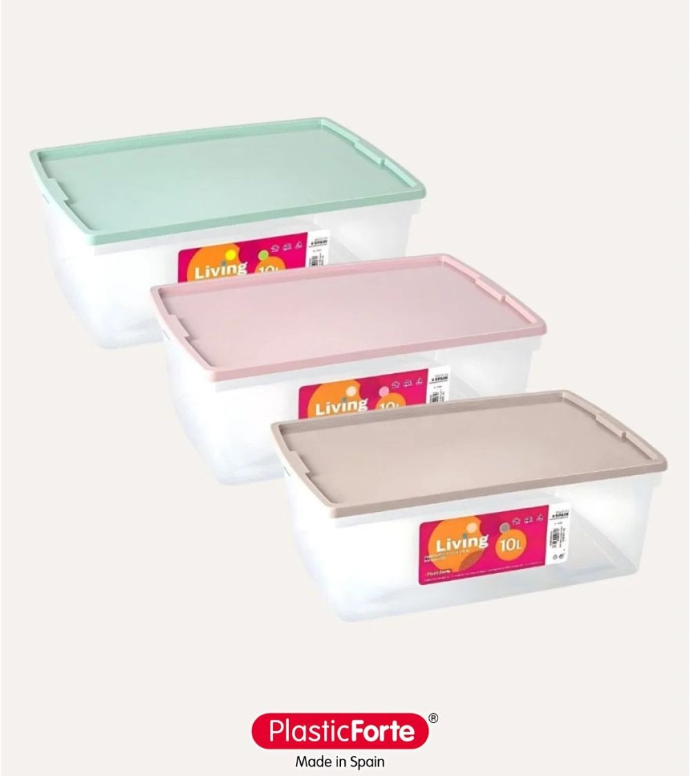 Caja Living para Almacenamiento de Plástico