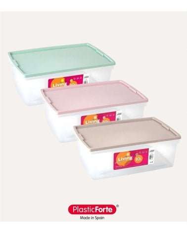 Caja Living para Almacenamiento de Plástico