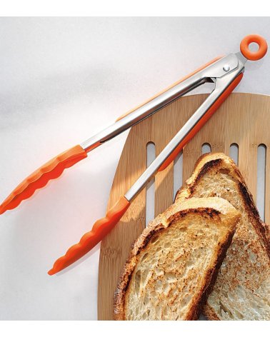 Pinzas de Cocina Efficient de Acero Inoxidable y Silicona