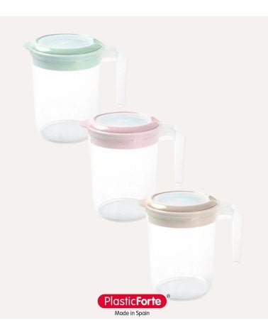 Jarra para Batir de Plástico Pastel