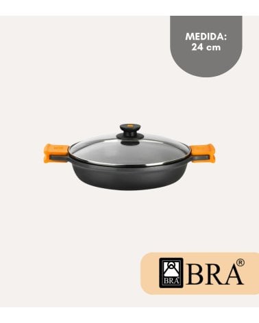 Cacerola Baja Antiadherente Efficient de Aluminio Fundido