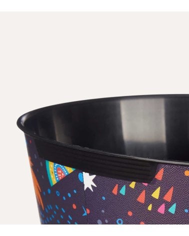 Papelera Redonda de Universo Infantil de Plástico