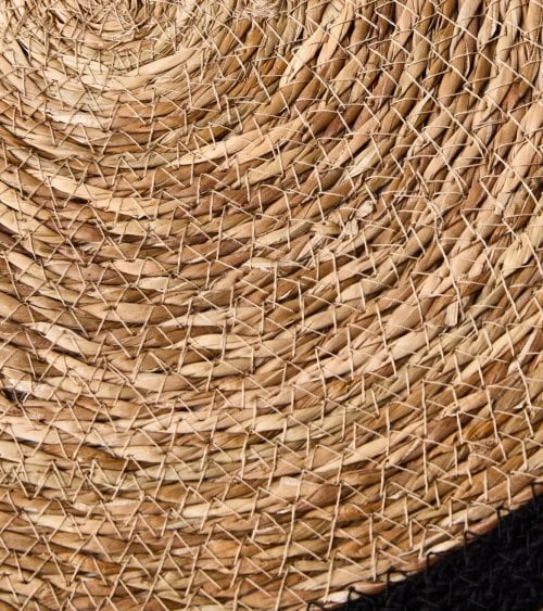 Salvamantel Redondo con Borde de Tela