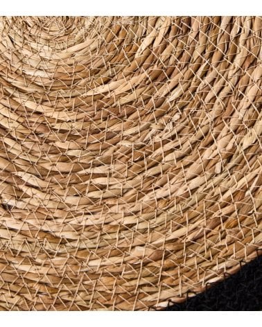 Salvamantel Redondo con Borde de Tela