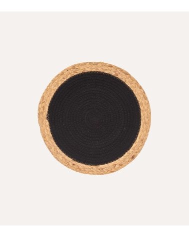 Salvamantel Redondo con Espiral de Tela