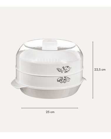 Vaporera Microondas Kinvara de Plástico
