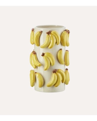 Jarrón de Plátanos de Cerámica