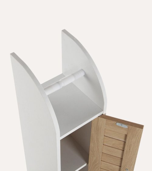 Estantería de Baño de 2 Módulos de Madera