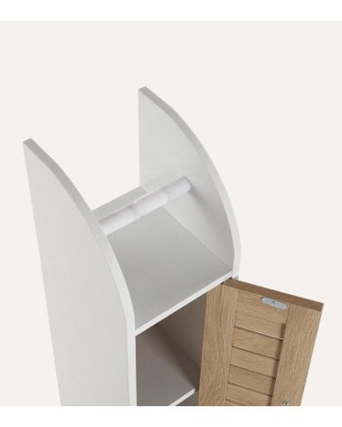 Estantería de Baño de 2 Módulos de Madera