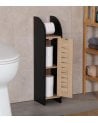 Estantería de Baño de 2 Módulos de Madera