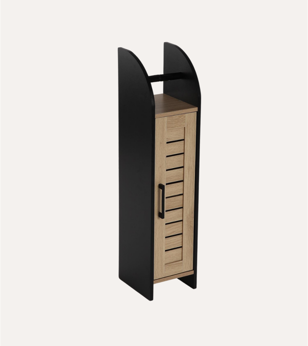 Estantería de Baño de 2 Módulos de Madera