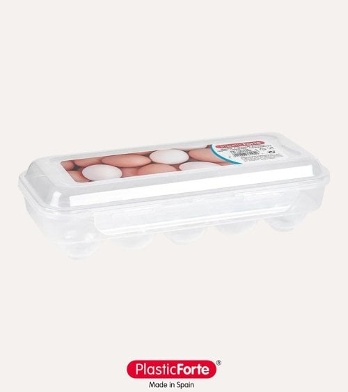 Huevera Chick para 10 Huevos Transparente