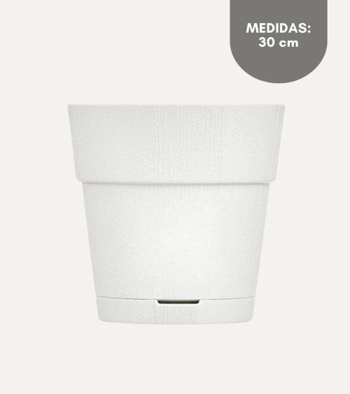 Maceta Redonda Ethica de Plástico