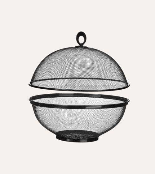 Frutero con Rejilla con Tapa de Acero