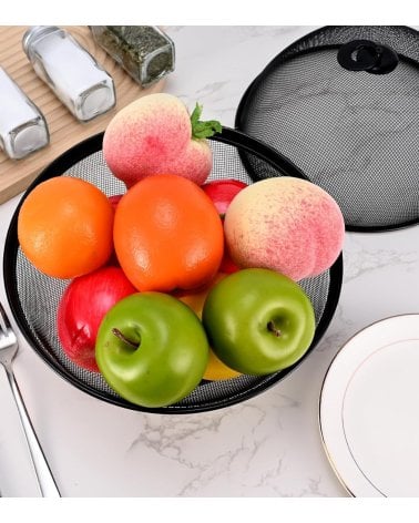 Frutero con Rejilla con Tapa de Acero