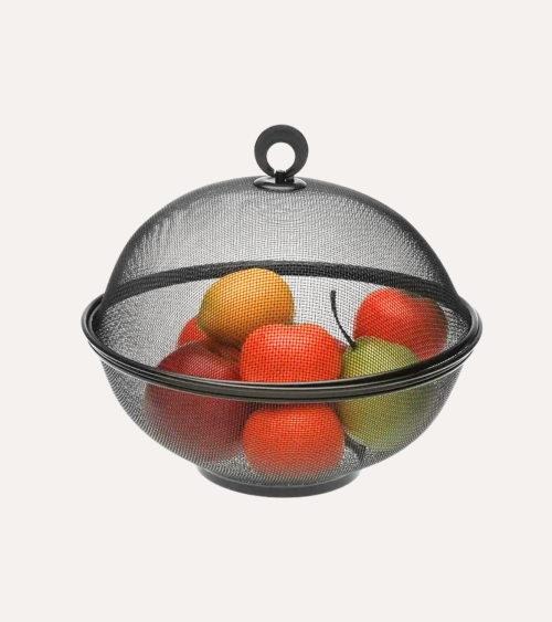 Frutero con Rejilla con Tapa de Acero
