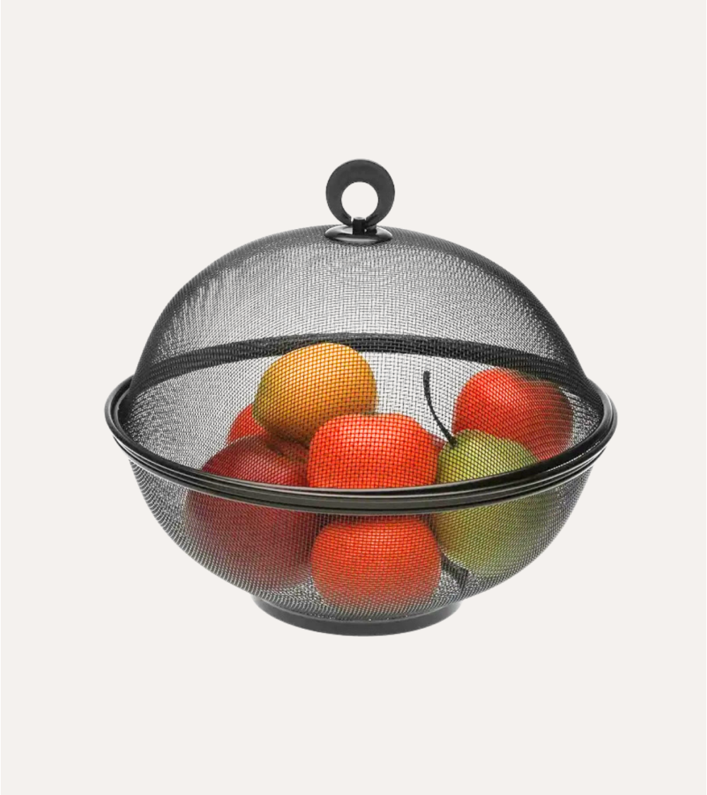 Frutero con Rejilla con Tapa de Acero