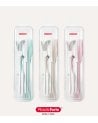 Set de 3 Cubiertos con Estuche de Plástico