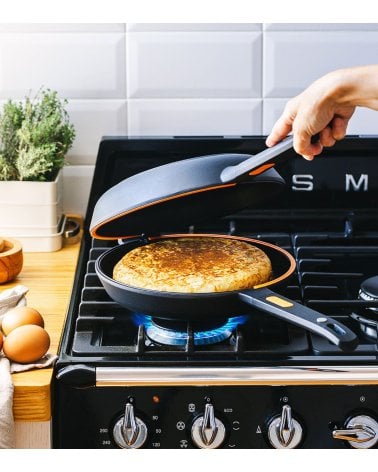 Sartén Doble Duo Efficient de Aluminio Fundido