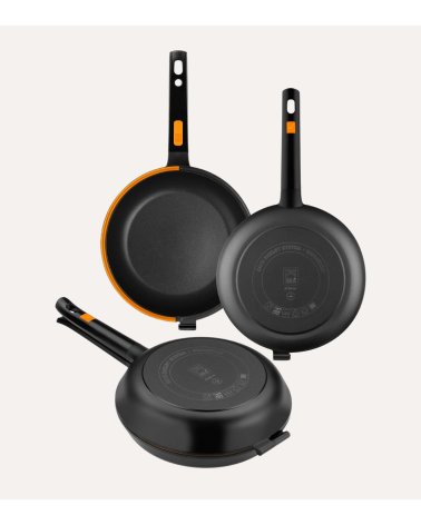 Sartén Doble Duo Efficient de Aluminio Fundido