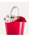 Cubo de Fregona con Escurridor Fucsia de Plástico