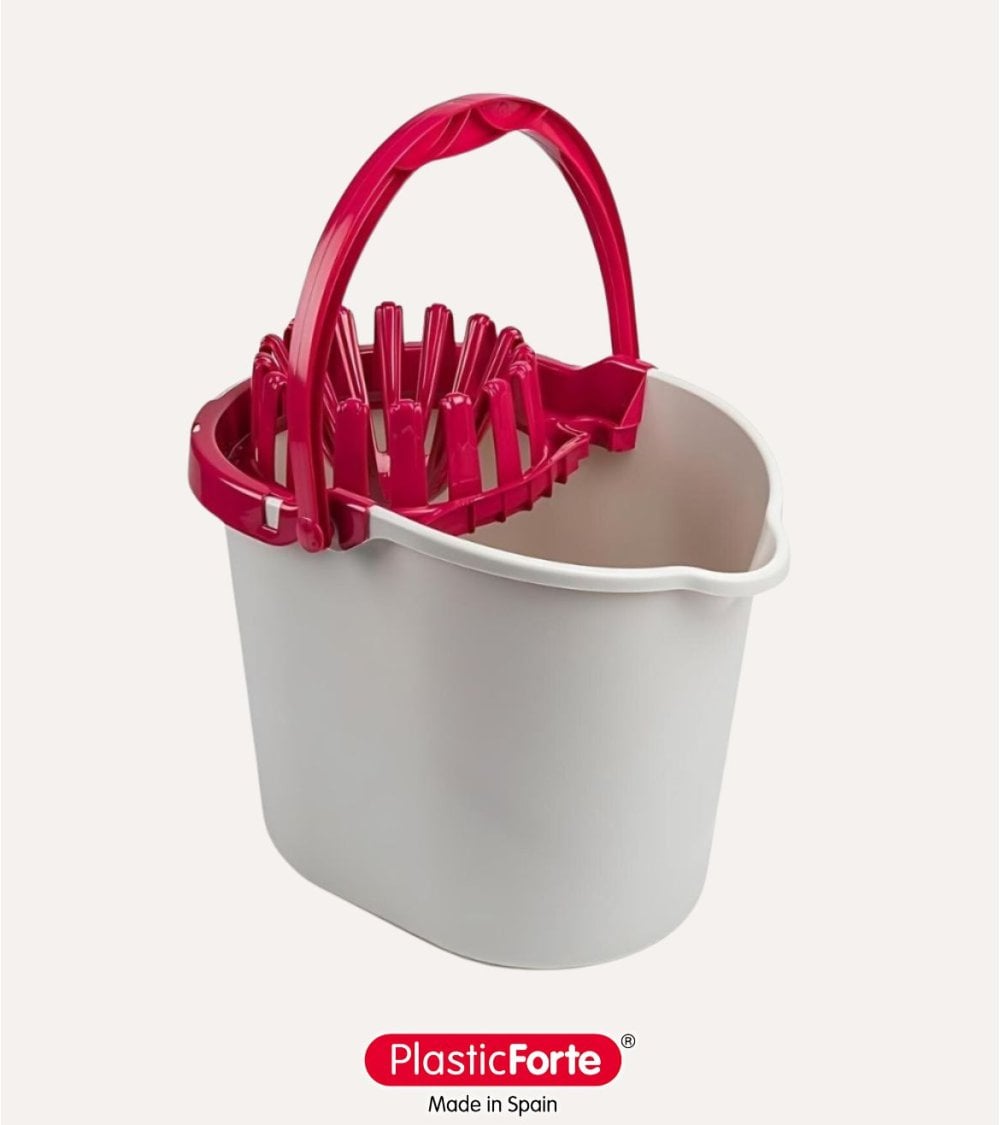 Cubo de Fregona Escurrefácil de Plástico