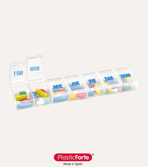 Pastillero de 7 Días de Plástico
