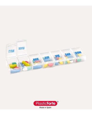 Pastillero de 7 Días de Plástico