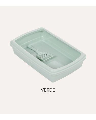 Arenero para Gatos Bandeja Pastel de Plástico