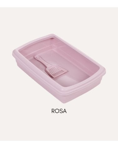 Arenero para Gatos Bandeja Pastel de Plástico