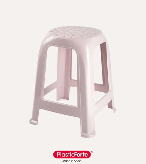 Taburete Alto Pastel de Plástico