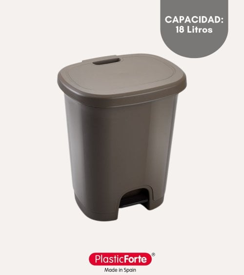 Cubo de Basura Simple con Pedal de Plástico