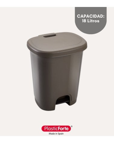 Cubo de Basura Simple con Pedal de Plástico