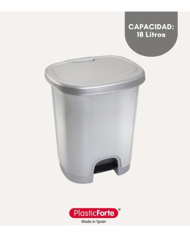 Cubo de Basura Simple con Pedal de Plástico