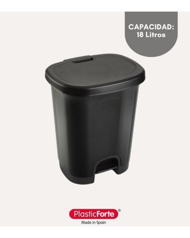 Cubo de Basura Simple con Pedal de Plástico