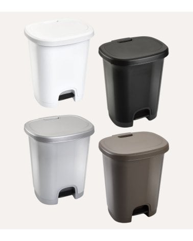 Cubo de Basura Simple con Pedal de Plástico