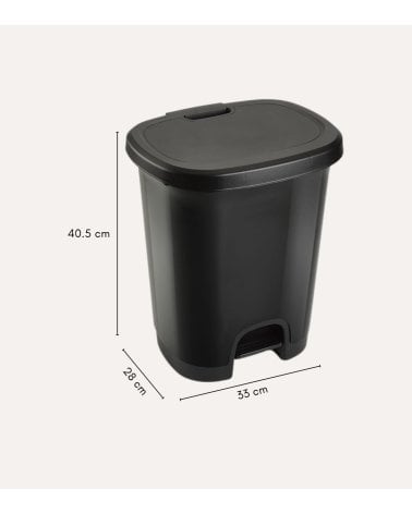 Cubo de Basura Simple con Pedal de Plástico