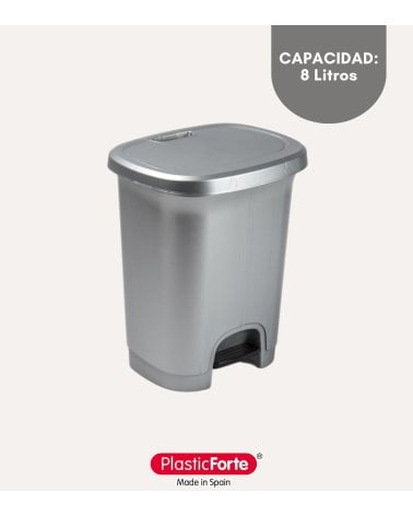 Cubo de Basura Simple con Pedal de Plástico