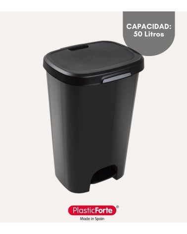 Cubo de Basura Simple con Pedal de Plástico