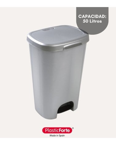 Cubo de Basura Simple con Pedal de Plástico