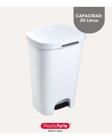 Cubo de Basura Simple con Pedal de Plástico