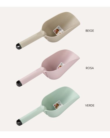 Pala para Comida de Mascotas de Plástico