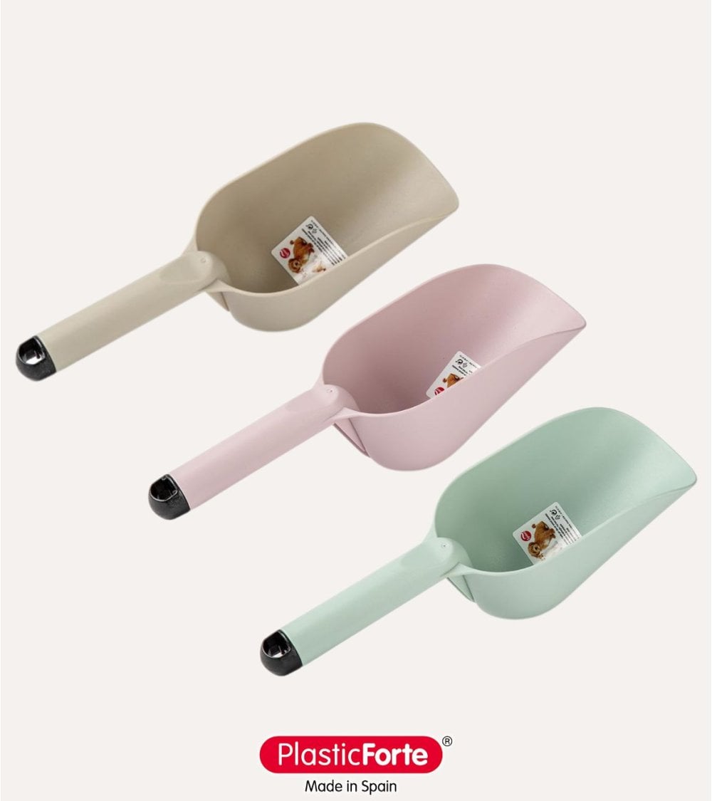 Pala para Comida de Mascotas de Plástico