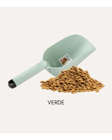 Pala para Comida de Mascotas de Plástico