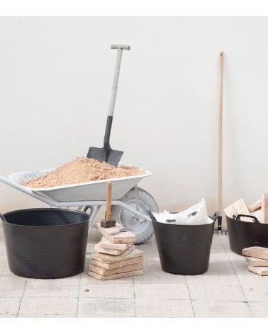 Barreño Ideal para Material de Obras de Plástico Reciclado