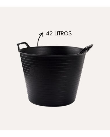 Barreño Ideal para Material de Obras de Plástico Reciclado