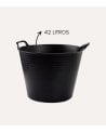 Barreño Ideal para Material de Obras de Plástico Reciclado