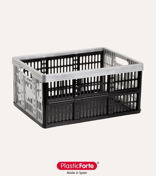 Caja Plegable Plata de Plástico